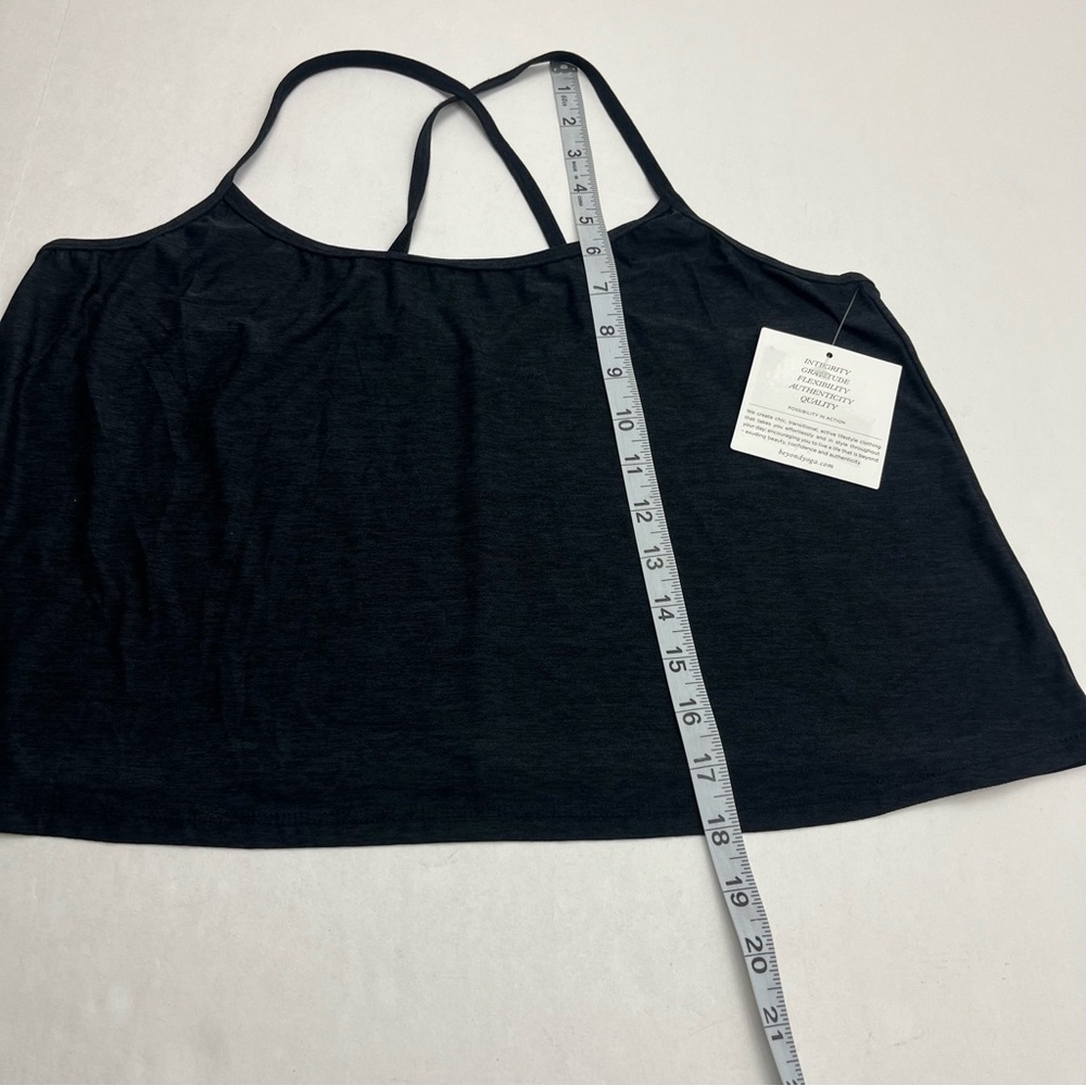 Beyond Yoga Featherweight Drift Away Sleep Tank Spacedye Black Grey‎ Large NEW - Picture 9 of 10